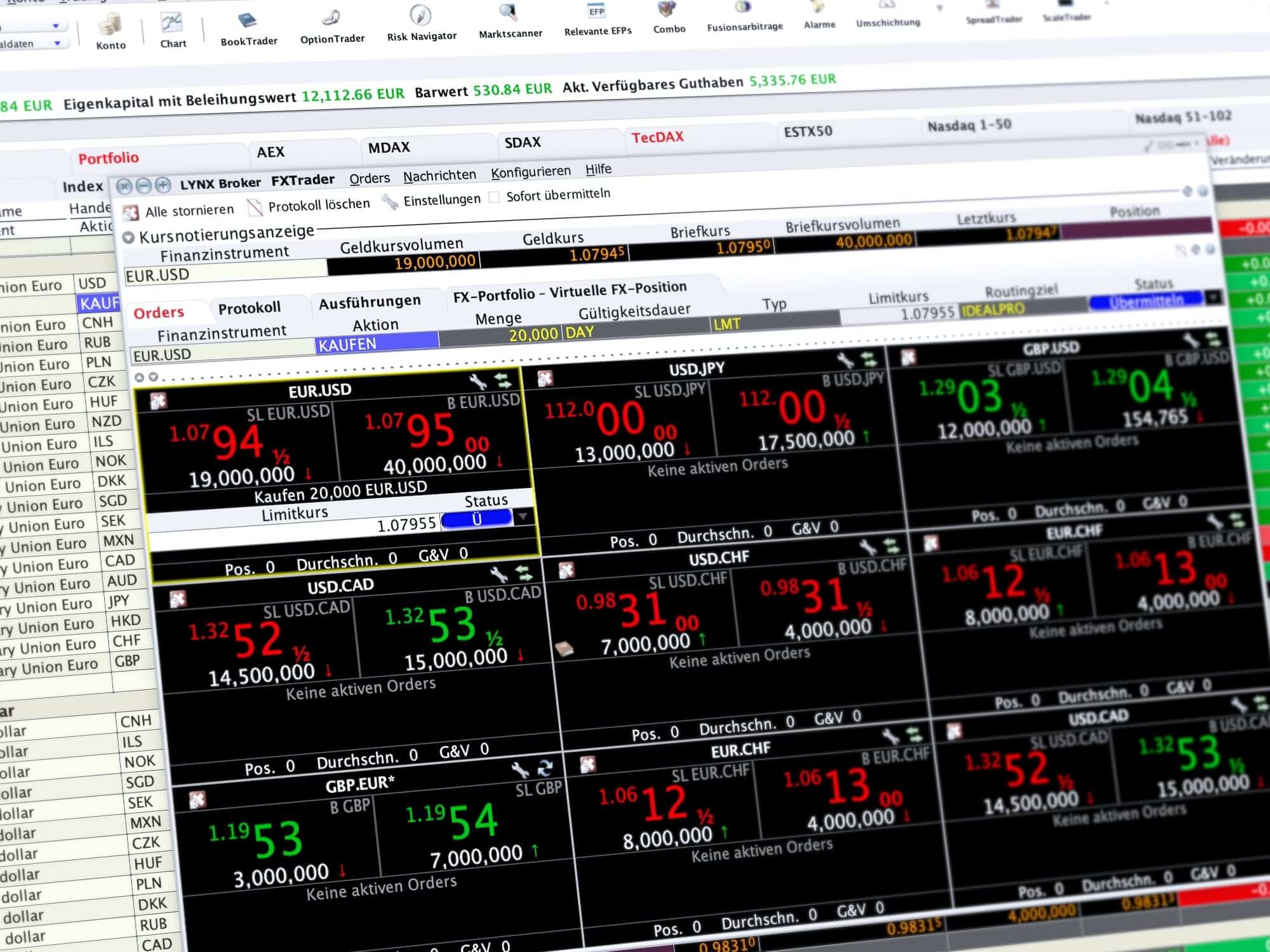 FX-Trader: Forex Orders mit einem Klick erstellen