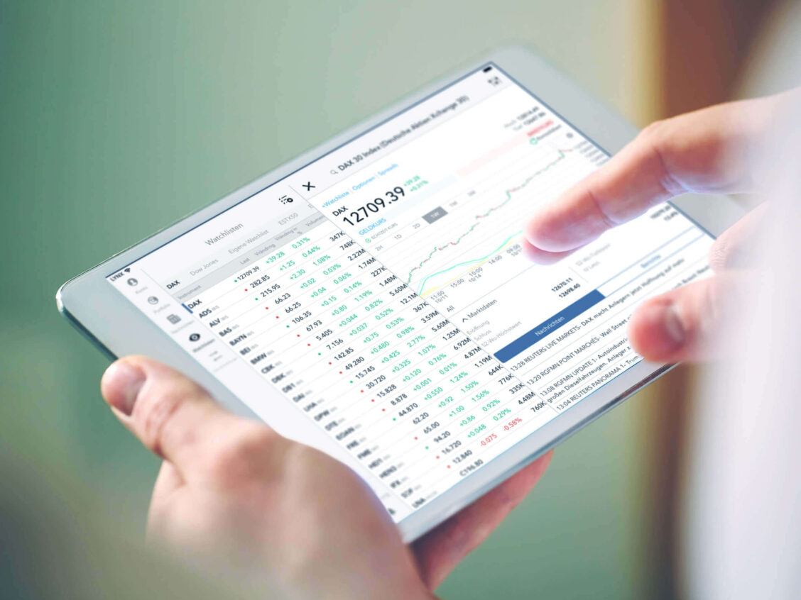 Einfach & bequem handeln mit der LYNX iPad App Einfach & bequem handeln mit der LYNX iPad App
