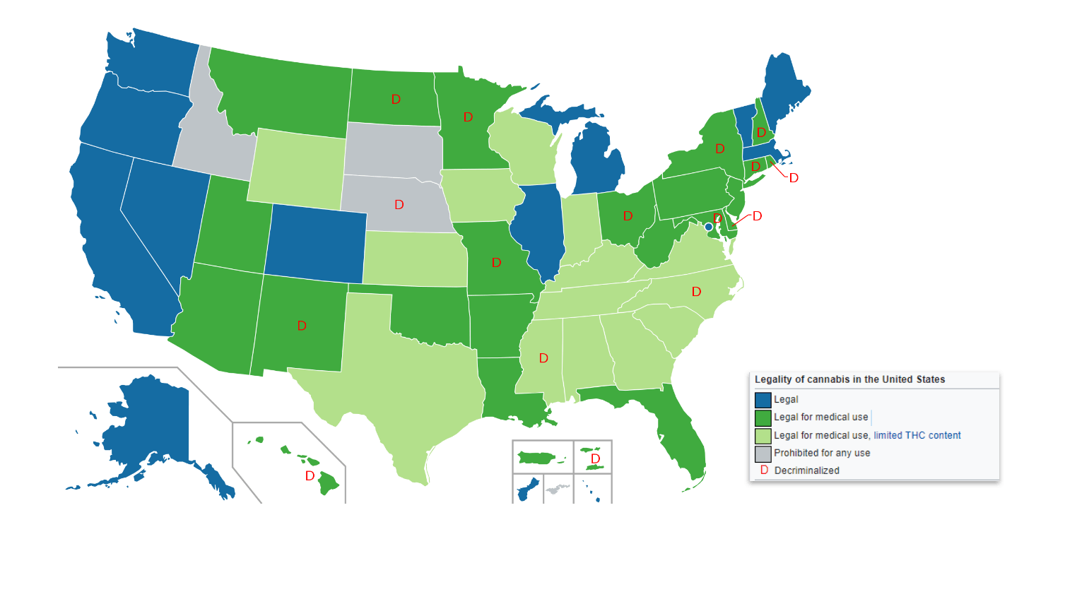 Der rechtliche Status von Cannabis in den USA 2019 Der rechtliche Status von Cannabis in den USA -Die besten Cannabis Aktien | LYNX Online_Broker
