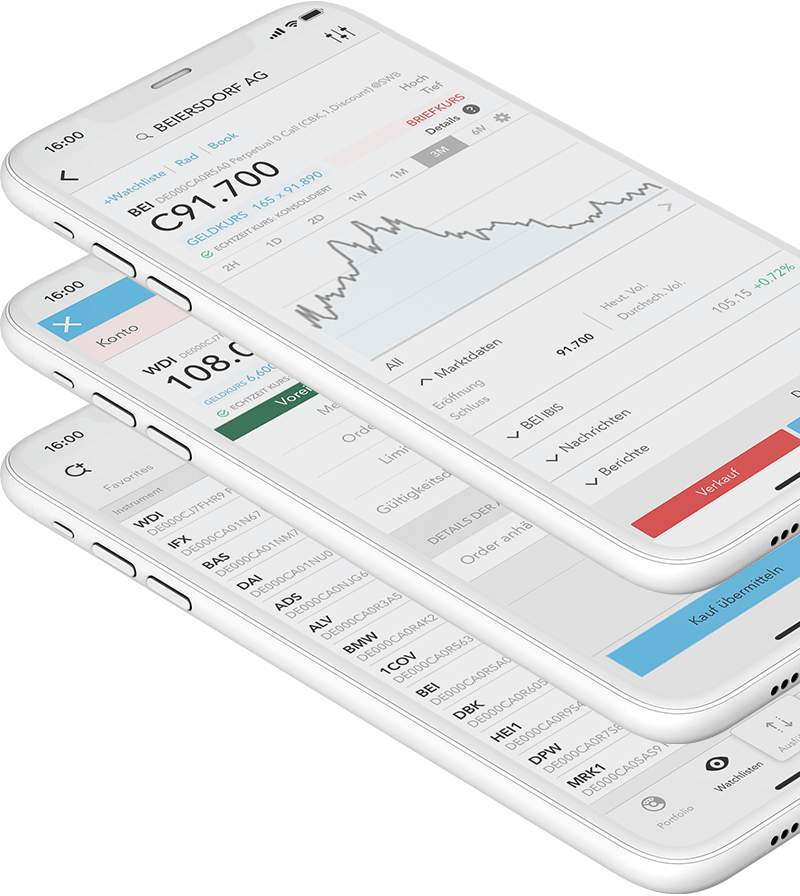 Handeln Sie Zertifikate unterwegs komfortabler mit der LYNX Trading App Mobile Zertifikate Trading App von LYNX