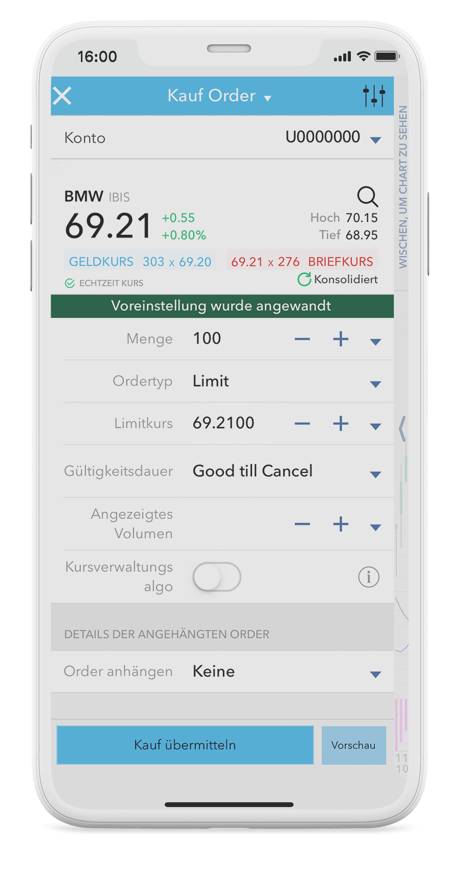 Nutzen Sie für den mobilen Handel mit dem iPhone die LYNX iPhone Trading App Mobile Trading mit der LYNX iPhone Trading App | Online Broker LYNX